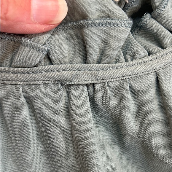 Entro Ruffled Halter Dress in Soft Green - Picture 6 of 6